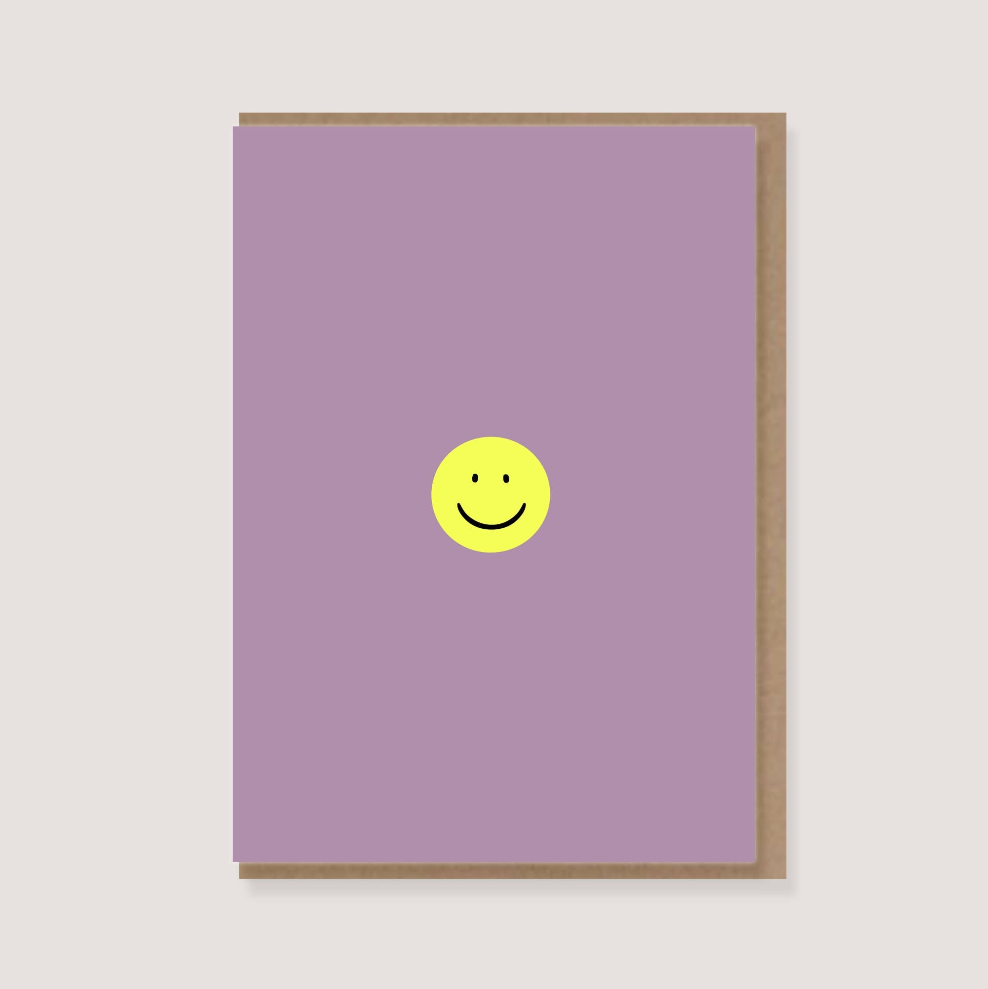 Klappkarte mit Umschlag - "Smile"
