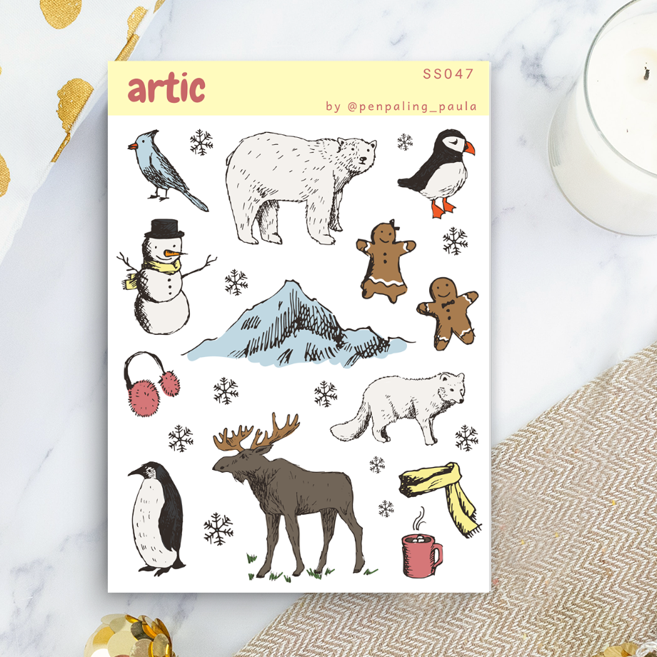 Artic - Aufkleberbogen